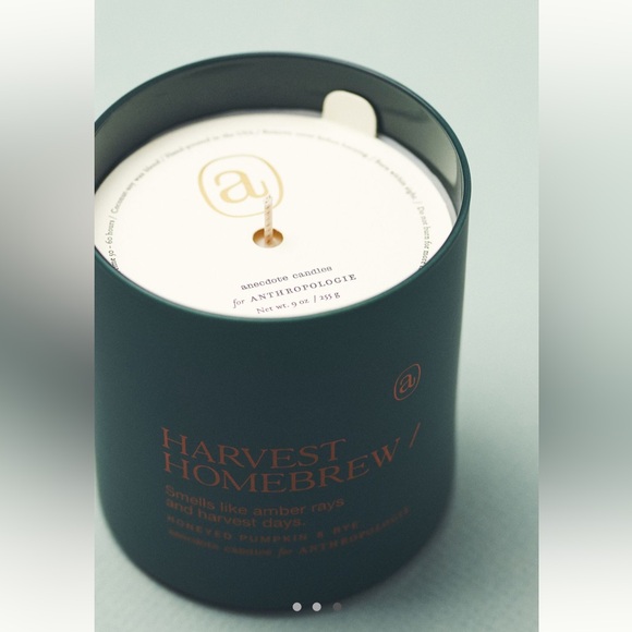 New in box! Anecdote for Anthropologie harvest home brew candle. - Picture 2 of 5